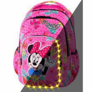 Coolpack Ученическа светеща раница с LED светлини Joy S Minnie Tropical