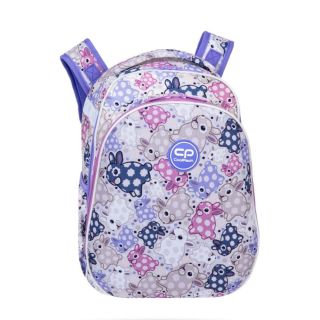 Coolpack Ученическа раница Turtle - White Bunny