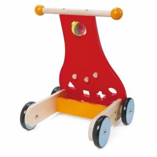 Дървена играчка за бутане Цвете, Classic World