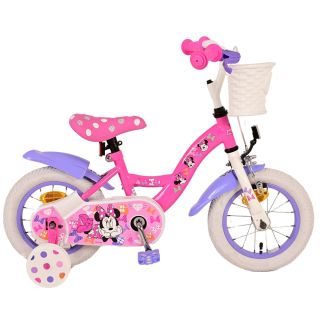 E&L Cycles Детски велосипед с помощни колела, Мини Маус, 12 инча