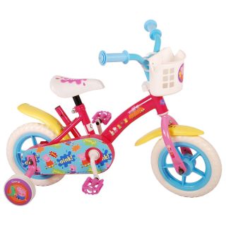 E&L Cycles Велосипед с помощни колела, Peppa Pig, 10 инча