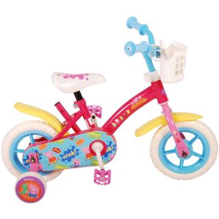 E&L Cycles Велосипед с помощни колела, Peppa Pig, 10 инча
