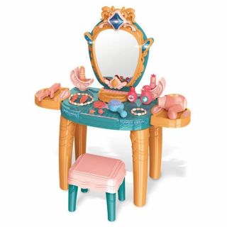 Детска мивка с течаща вода Raya Toys с аксесоари, 12 части, Синя
