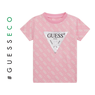 Guess Детска тениска ECO 4G PINK