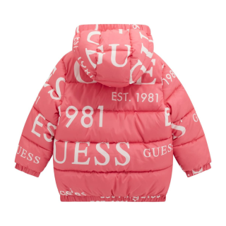 Guess Детско зимно яке за момиче Oversize FUCHSIA LIPSTICK