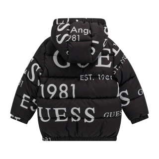 Guess Детско унисекс зимно яке Oversize JET BLACK