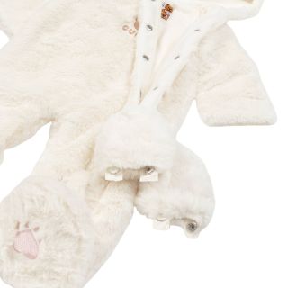 Guess Bear Бебешки унисекс космонавт SALT WHITE