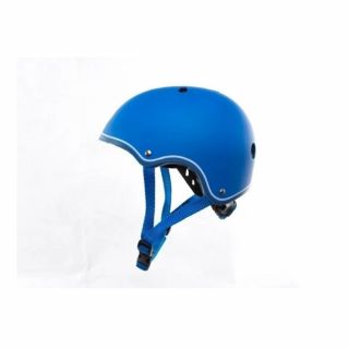 Цветна каска за колело и тротинетка, 51-54 см - синя  Globber