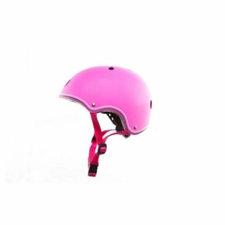 Цветна каска за колело и тротинетка, 51-54 см - Розова Globber