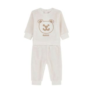 Guess Bear Бебешки плюшен сет за момче WHITE