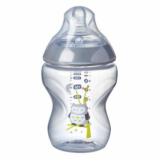 Бебешко шише за хранене 260мл с декорация TommeeTippee 
