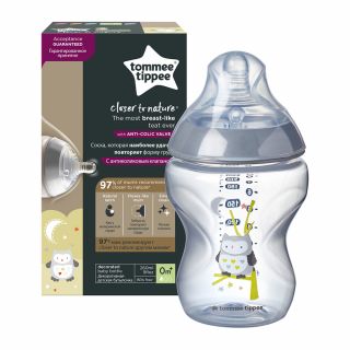 Бебешко шише за хранене с декорация и опаковка 