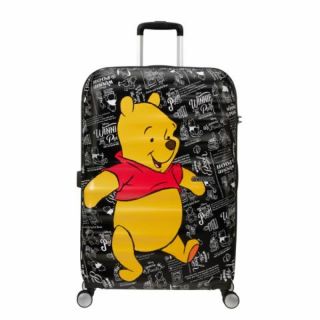 American Tourister Детски куфар за път 77 см Мечо Пух