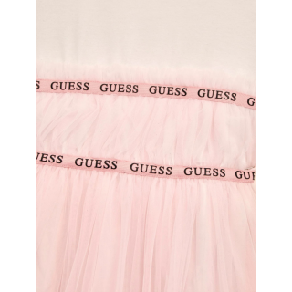 Guess Официална рокля с тюл BALLET PINK