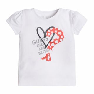 Детска тениска за момиче Guess Girls are Better