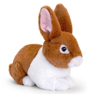Кафяво зайче, екологична плюшена играчка от серията Keeleco, 25 см