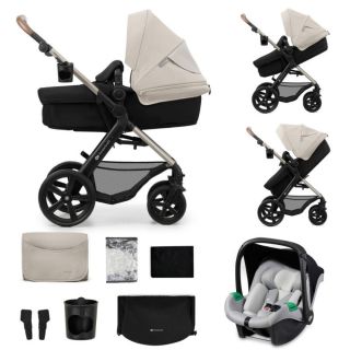 Kinderkraft Комбинирана количка MOOV 2 3в1, Sand Beige