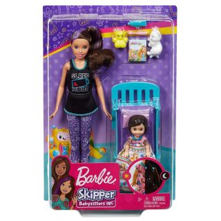 Комплект Mattel BARBIE Детегледачка Време е за сън