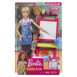 Комплект Mattel BARBIE Учител по рисуване