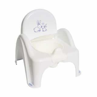 Детско гърне-стол Tega Baby Little Bunnies бял KR012