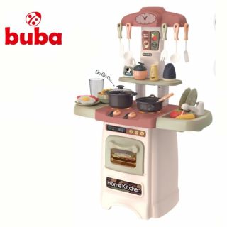 Детска кухня Buba Modern Kitchen, 65 части, 889-212, розова