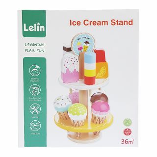 Детски дървен щанд за сладолед