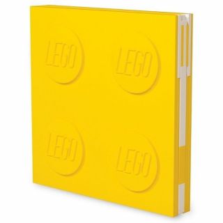 LEGO заключваща се тетрадка с гел химикал, жълта