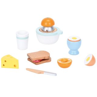 Lelin Toys Дървени зеленчуци за рязане, с дъска