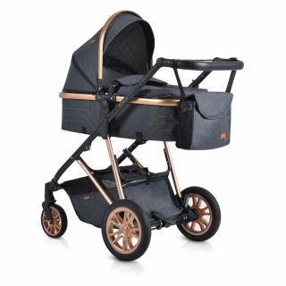 Moni Комбинирана детска количка 2В1 MIDAS, Розова