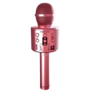Idance Детски караоке микрофон - розово злато