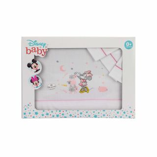 Interbaby бебешки спален комплект 3 части, 40х80см, Disney Minnie, Limited Edition 