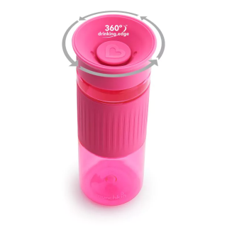 Munchkin Чаша Чудо 360 градуса розова 700 ml