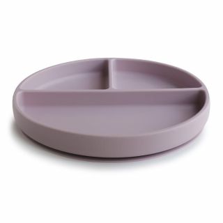 Mushie Силиконова чинийка с вакуум, Soft Lilac