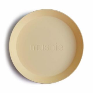 Mushie Комплект кръгли чинии за хранене Daffodil - 2 бр.