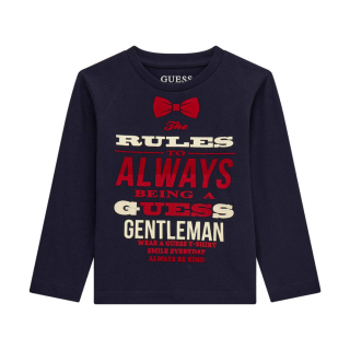 Guess Детска блуза с дълъг ръкав за момче GENTLEMAN