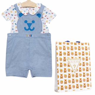 Guess Бебешки комплект за изписване за момче Blue Bear