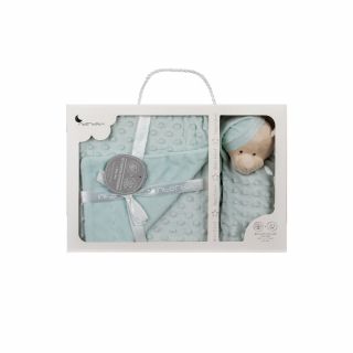 Interbaby бебешко одеяло с играчка Dou Dou, 80x110см