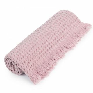 Petit Praia Плетено одеяло - Bee Pink
