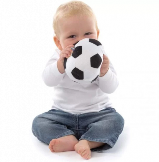 Playgro Текстилна футболна топка, 6м+