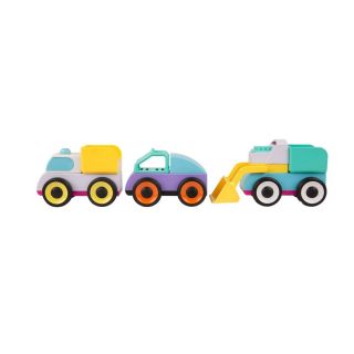 PLAYGRO Активна играчка превозни средства миксирай и сглобявай -12-36 м.