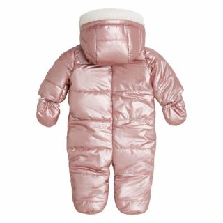 Guess Бебешки термокосмонавт за момиче METALLIC ROSE COMBO