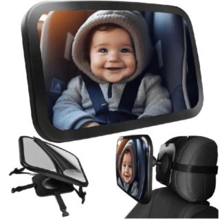 Sipo Бебешко огледало за задна седалка, черно PAT35606