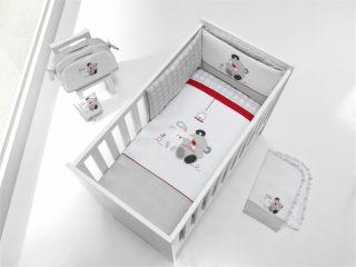 Interbaby бебешки спален комплект 4 части Friends, 60х120см