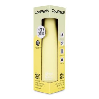 COOLPACK Термо бутилка - Powder yellow