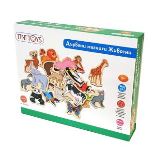 Tini Toys Дървени магнити Животни