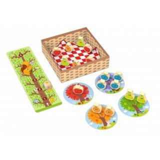 Tooy Toy Игра за баланс с дървени фигурки на животни