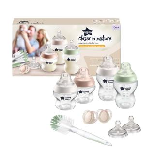 Tommee Tippee Комплект за новородено + Четка за почистване на шишета