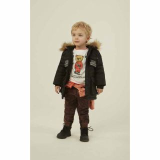 Guess Детска блуза с дълъг ръкав за момче Red Bear