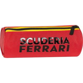 Ученически несесер цилиндричен Ferrari Red без съдържание