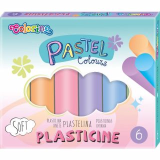 Colorino Пластилин 12 пастелни цвята